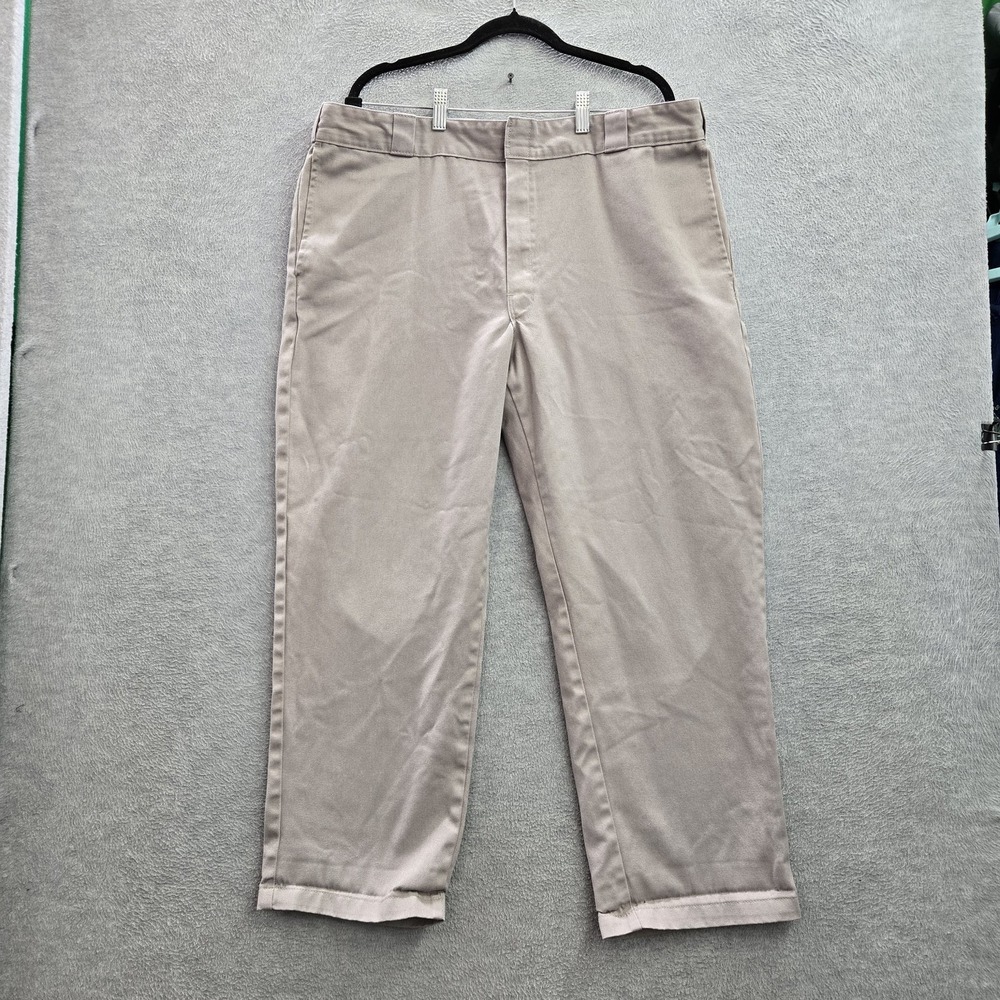 Dickies Men Pants 40X29 Gray Work Twill 874 Original Fit Gorpcore Logo 27"